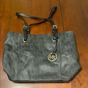 Michael Kors Black Leather Tote